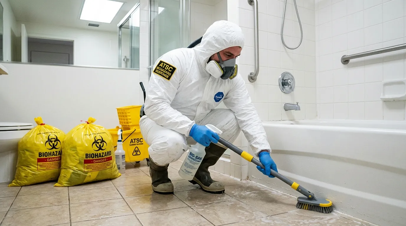 Decontamination equipment deployed for Blood Cleanup in Crafton